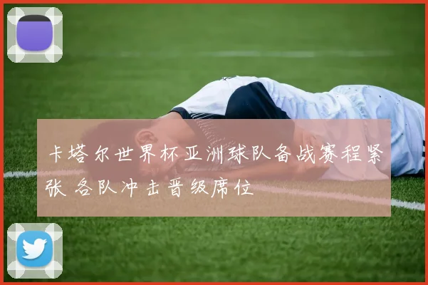 卡塔尔世界杯亚洲球队备战赛程紧张 各队冲击晋级席位